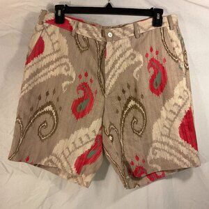 J Mclaughlin Men's SZ 36 Linen/Cotton Shorts
